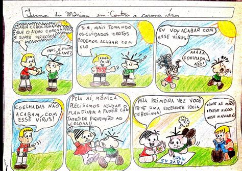 Historia Em Quadrinhos Feita Por Alunos
