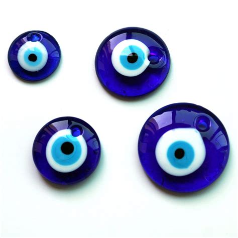 Perimade Turkish Evil Eye Necklace Charm Blue Glass Evil Eye Etsy