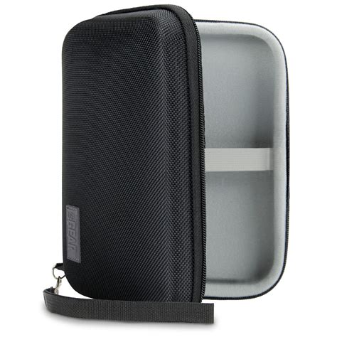 Protective Hard Shell Electronics Carrying Case With Accessory Pocket