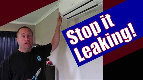 How To Stop Your Air Conditioner Leaking Heat Pump Leaking YouTube