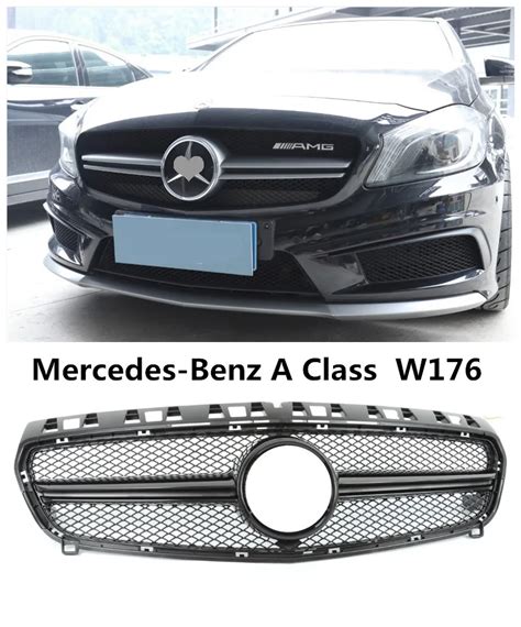 Amg Model Grille Racing Grills For Mercedes Benz A Class W176 A45 A180