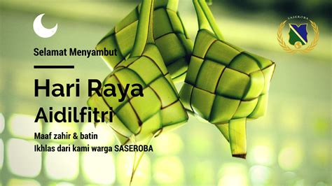 Hari raya happens to be the most awaited holiday in indonesia and on this day the entire country indulges in festivities. Selamat Hari Raya Aidilfitri - Saseroba