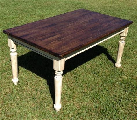 That was us with this dining table and chairs. Farm table refinished - THIS is exactly what I want the ...