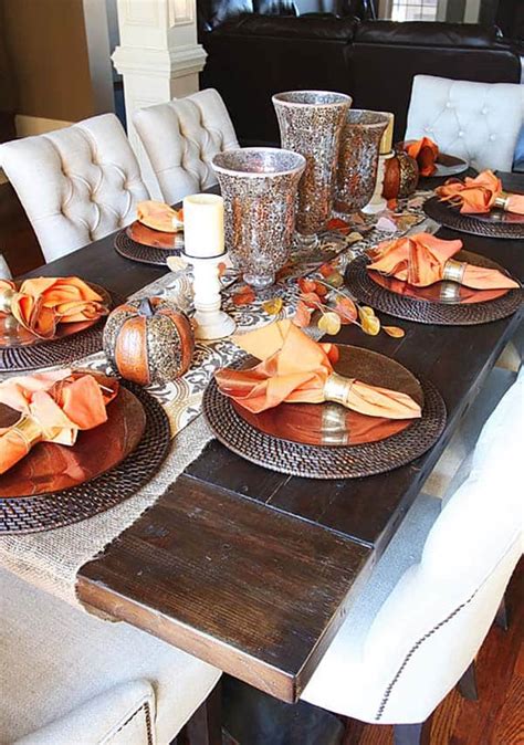 We're thankful for these stylish design moments. 47 Fabulous DIY ideas for Thanksgiving table decor