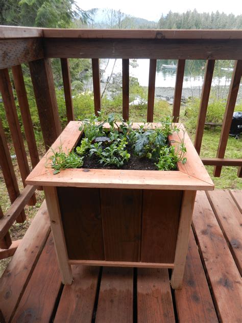 Planter Boxes Made From Decking Myplant