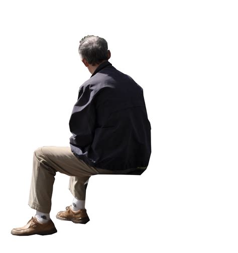 Sitting Man PNG Image | People sitting png, Render people, People figures