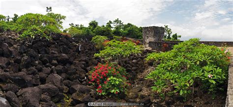 Photo Of Lava Stones In Tore Fort Maluku Indonesia