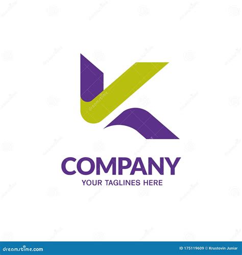 Creative Initial Letter K Logo Stock Vector Illustration Of Creative