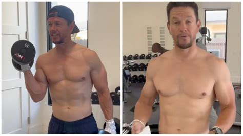 Mark Wahlberg Shows Off Lean Physique While Doing Two Workouts In One Day Fitness Volt