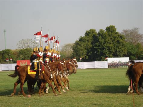 61st Cavalrys Mounted Review At Jaipur Indians For Guns