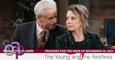 Yandr Spoilers For The Week Of November 20 2023 On The Young And The Restless Soap Central