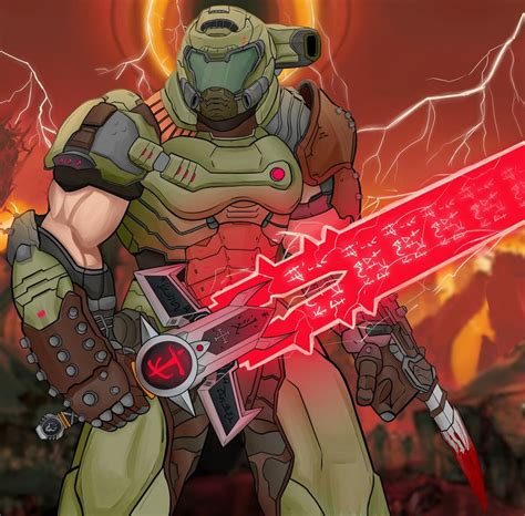 Doom Eternal Fan Art In 2021 Doom Fan Art Slayer