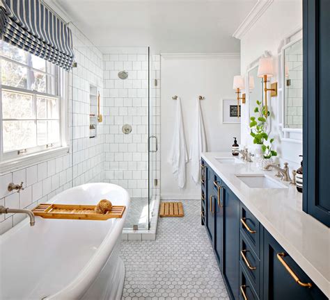 Master bathrooms tend to have two sinks, a toilet room, and a shower. Small Bathroom Layout Ideas That Work - This Old House