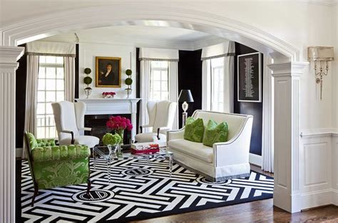 How To Make A Statement With Black And White Rugs