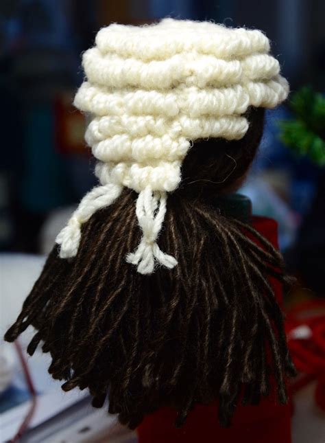 Blue haired lawyer working on his vacation. Lawyer girl, back view, amigurumi (With images) | Hair ...