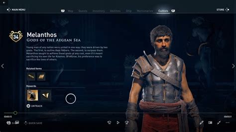 Assassins Creed Odyssey Cultists Melanthos Youtube