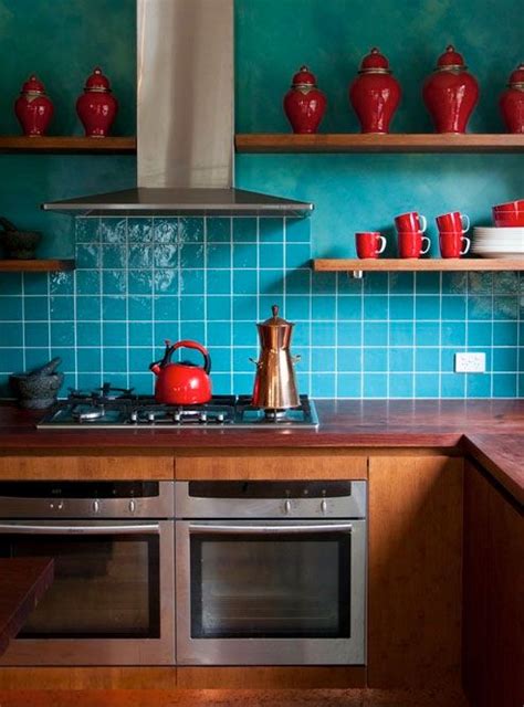 Here, i'll show you the two varieties: Deep & Bright: 10 Ways with Red & Teal | Teal kitchen ...