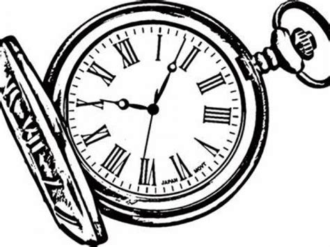 Pocket Watch Tattoo Drawing Free Download On Clipartmag