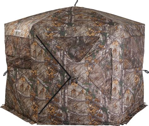 Huntshield Mega Ground Portable Hunting Camo Blind Realtree Camo