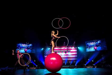 Hula Hoop Rolling Globe Circus Acts Circustalk