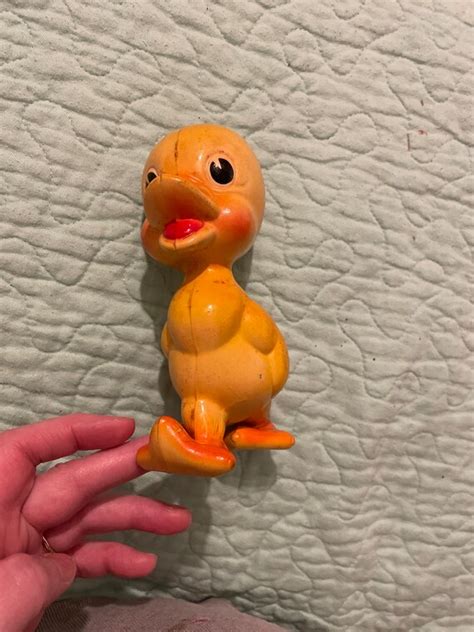 Vintage Rubber Duck Squeeze Toy Etsy