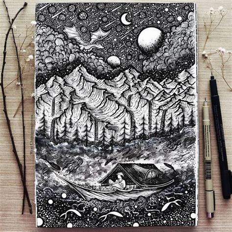 Stunning Black And White Illustrations Will Fill Your Soul With The Art