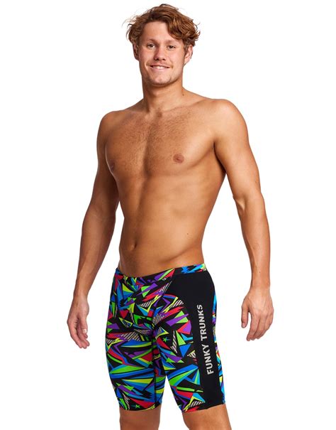 Funky Trunks Beat It Swim Training Jammers Blackmulti Theswimmingshop