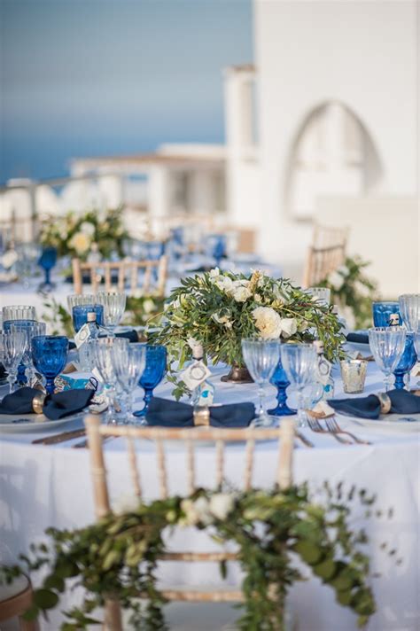 Maybe you would like to learn more about one of these? Navy blue wedding decoration | WeddingTales.gr