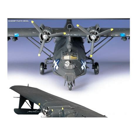 Academy 172 Scale Pby 5a Black Cat Plastic Model Kit Sabes