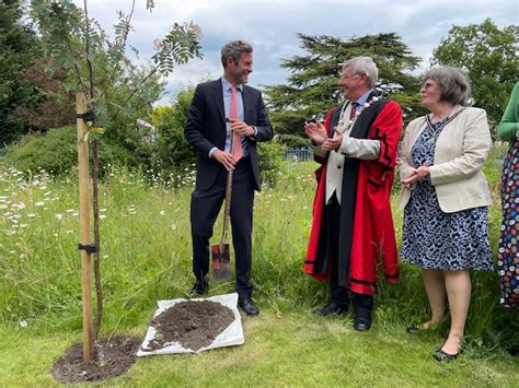 Memorial Tree Planted As Part Of The Jubilee Celebrations Wilton Town