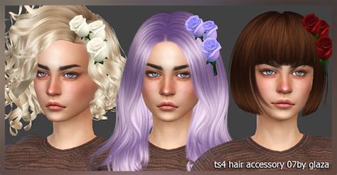 Hair Accessory 07 At All By Glaza Sims 4 Updates