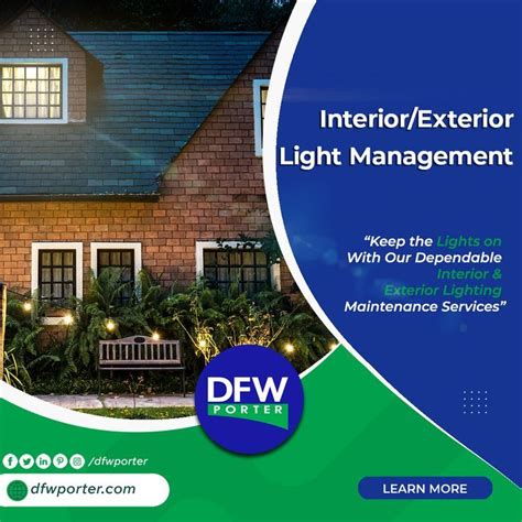 Interior And Exterior Light Management Exterior Lighting Interior And