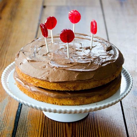 Lollipop Birthday Cake Coconut Frosting Chocolate Frosting Healthy