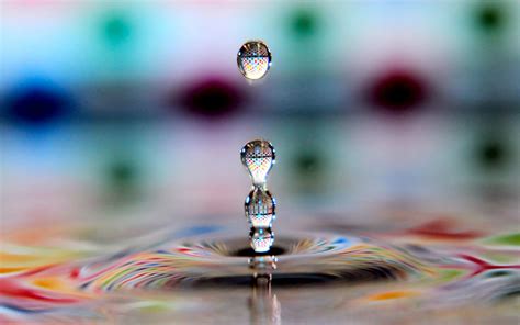 Colorful Water Drop Abstract