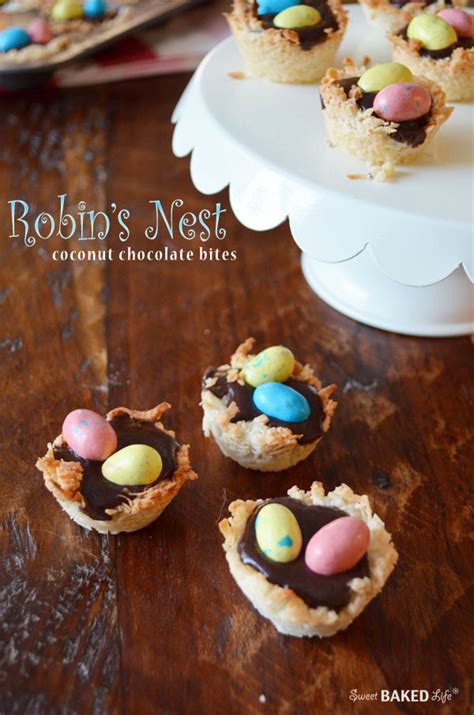 Robins Nest Coconut Chocolate Bites Sweet Baked Life