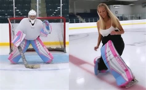 Hockey Goalie Mikayla Demaiter Is Back Troy Aikman Working Off The