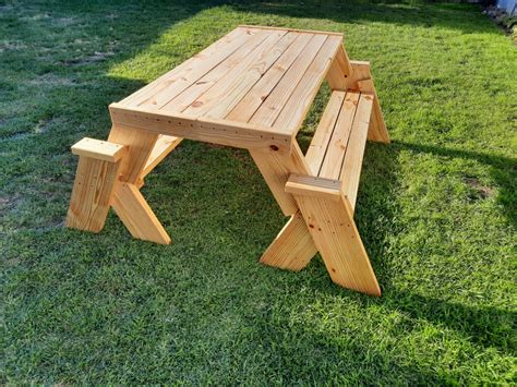 2 In 1 Garden Benchpicnic Table Plans Woodwork Junkie
