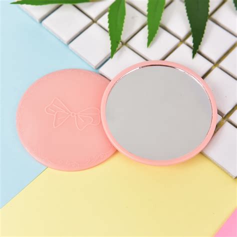 Cute Portable One Sided Mini Pocket Makeup Mirror Cosmetic Compact