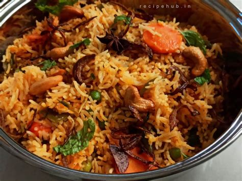 One Pot Veg Biryani Recipe Easy Vegetable Biryani Recipe At Home