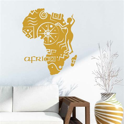 Stickers Africa Autocollant Muraux Et Deco