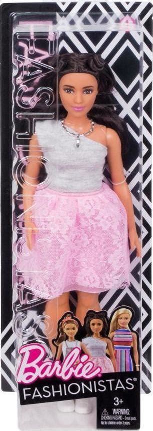 Mattel Barbie Fashionistas Doll Powder Pink Curvy Doll Skroutzgr