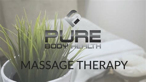 Introduction To Massage Therapy At Pure Body Health With Lauren Wills