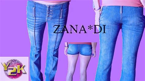 y2k jeans zana di ultra low rise jeans and shorts rare youtube