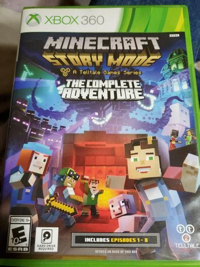 Minecraft Story Mode Complete Adventure Item And Box Only Xbox 360