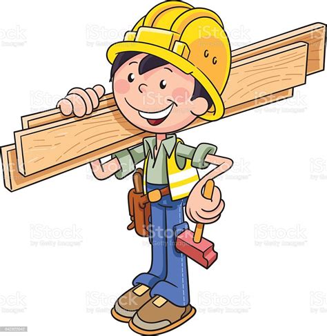 Construction Worker Stock Illustration Download Image Now Abstract