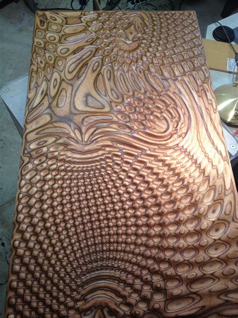 Milled Plywood Field Pattern Size 580x1000mm Plywood Art