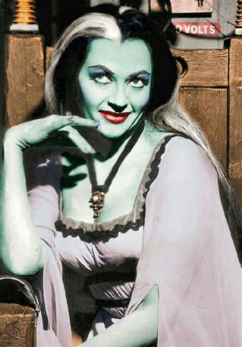 Lily Looking Mischievous The Munsters Yvonne De Carlo The Munster