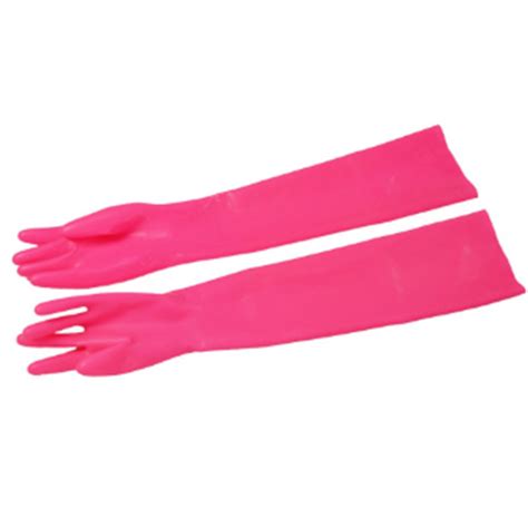 Latex Long Gloves Opera Fetish Latex Gloves Strong Adult Unisex Pink Gloves China Latex Gloves