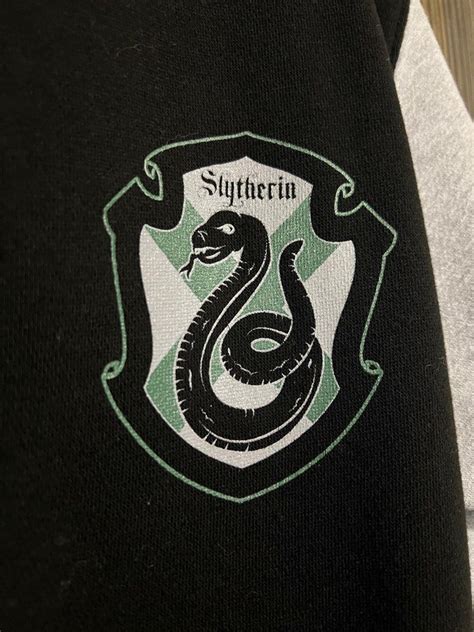 Slytherin Letterman Jacket Harry Potter Merch Women S Fashion Coats