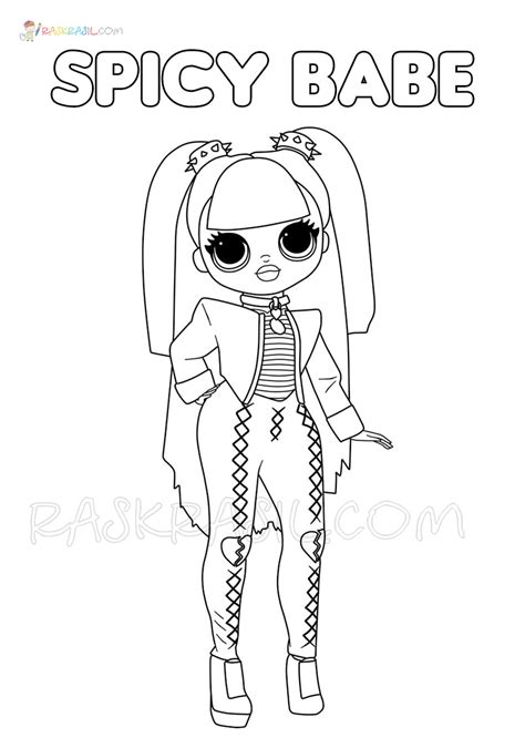 Lol Omg Groovy Babe Coloring Page Horse Coloring Pages Coloring